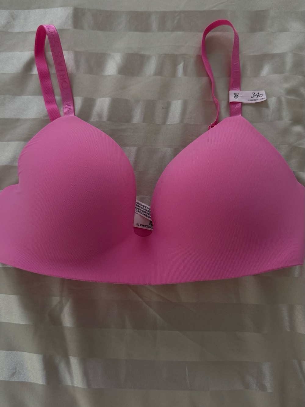 Victoria's Secret Hot Pink Seamless T-Shirt Bra